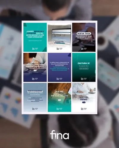 Ver en Instagram: Grilla de publicaciones para un estudio contable