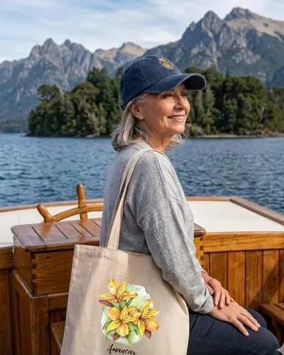 Ver en Instagram: Tote bag personalizada en un paseo en barco por el lago