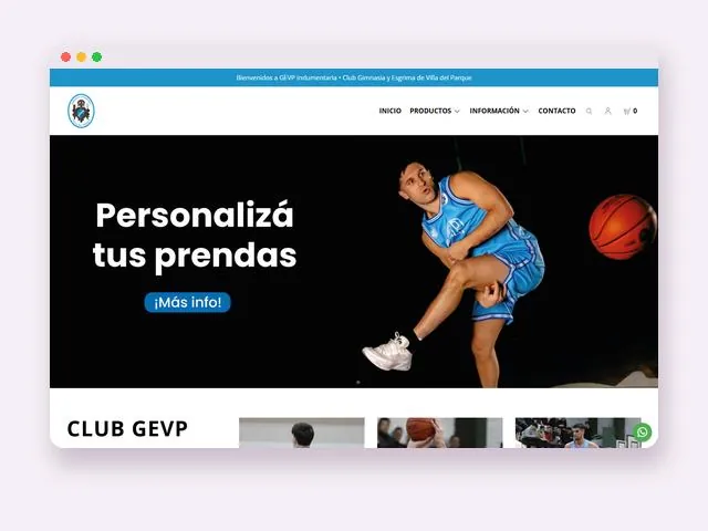 Proyecto para GEVP Indumentaria