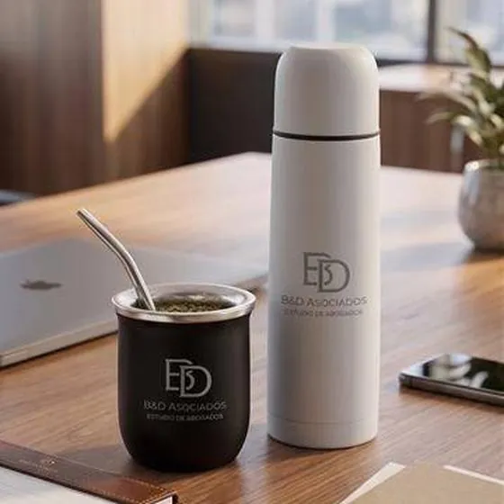 Termo bala 1 L personalizado para B&D Abogados